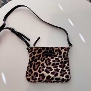 Kate Spade leopard crossbody purse